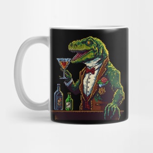 t-rex bartender Mug